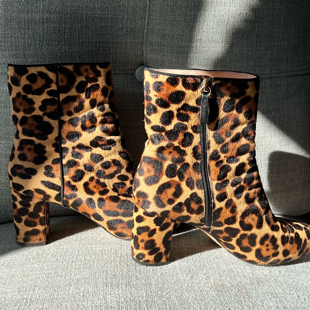 J. Crew Sadie boots in Leopard Calf Hair - Picture 4 of 8